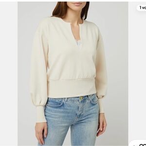 Scotch & Soda Cream V-Neck Sweater